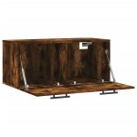 vidaXL Dulap de perete, stejar fumuriu, 80x36,5x35 cm, lemn compozit