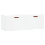 vidaXL Dulap de perete, alb, 100x36,5x35 cm, lemn compozit vidaXL Dulap de perete, alb, 100x36,5x35 cm, lemn compozit