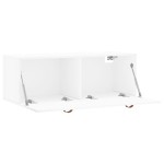 vidaXL Dulap de perete, alb, 100x36,5x35 cm, lemn compozit vidaXL Dulap de perete, alb, 100x36,5x35 cm, lemn compozit