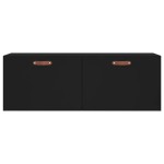 vidaXL Dulap de perete, negru, 100x36,5x35 cm, lemn compozit