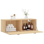 vidaXL Dulap de perete, stejar sonoma, 100x36,5x35 cm, lemn prelucrat