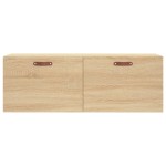 vidaXL Dulap de perete, stejar sonoma, 100x36,5x35 cm, lemn prelucrat