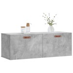 vidaXL Dulap de perete, gri beton, 100x36,5x35 cm, lemn prelucrat