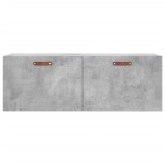 vidaXL Dulap de perete, gri beton, 100x36,5x35 cm, lemn prelucrat