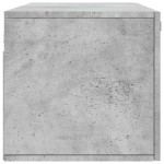 vidaXL Dulap de perete, gri beton, 100x36,5x35 cm, lemn prelucrat