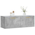 vidaXL Dulap de perete, gri beton, 100x36,5x35 cm, lemn prelucrat