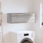vidaXL Dulap de perete, gri sonoma, 100x36,5x35 cm, lemn prelucrat vidaXL Dulap de perete, gri sonoma, 100x36,5x35 cm, lemn prelucrat