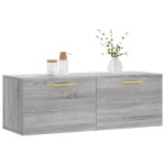 vidaXL Dulap de perete, gri sonoma, 100x36,5x35 cm, lemn prelucrat vidaXL Dulap de perete, gri sonoma, 100x36,5x35 cm, lemn prelucrat