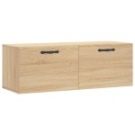 vidaXL Dulap de perete, stejar sonoma, 100x36,5x35 cm, lemn prelucrat