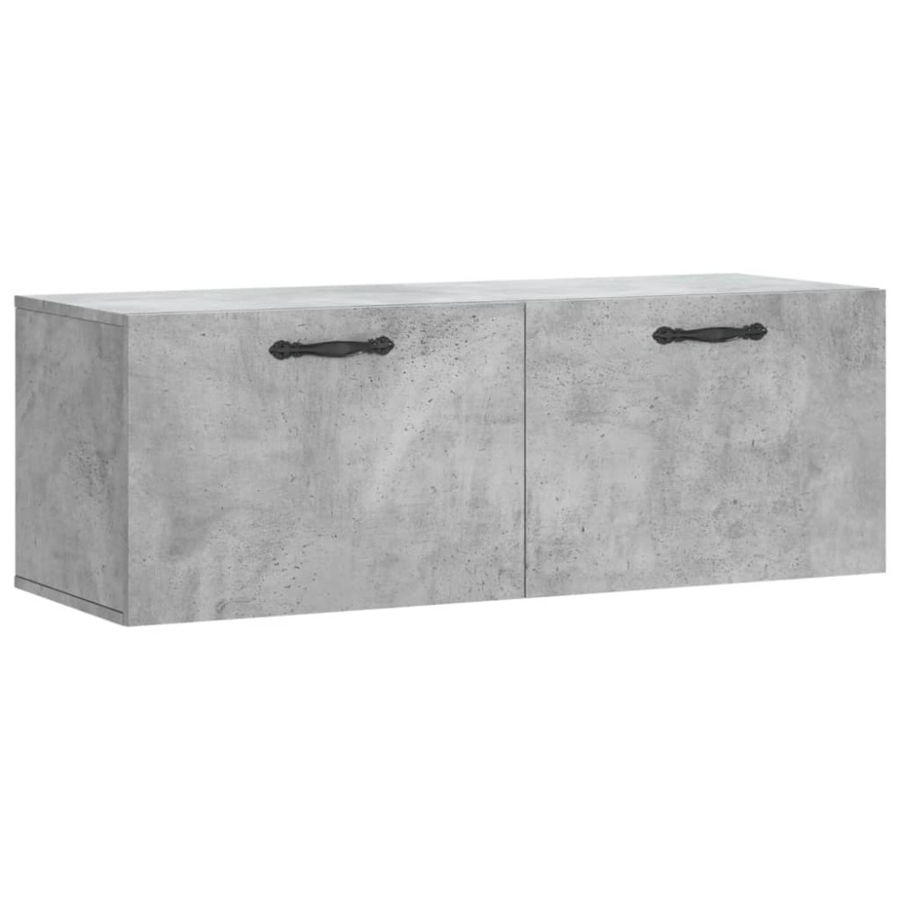 vidaXL Dulap de perete, gri beton, 100x36,5x35 cm, lemn prelucrat
