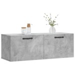 vidaXL Dulap de perete, gri beton, 100x36,5x35 cm, lemn prelucrat