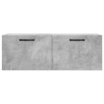 vidaXL Dulap de perete, gri beton, 100x36,5x35 cm, lemn prelucrat