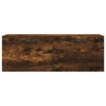 vidaXL Dulap de perete, stejar fumuriu, 100x36,5x35 cm, lemn prelucrat