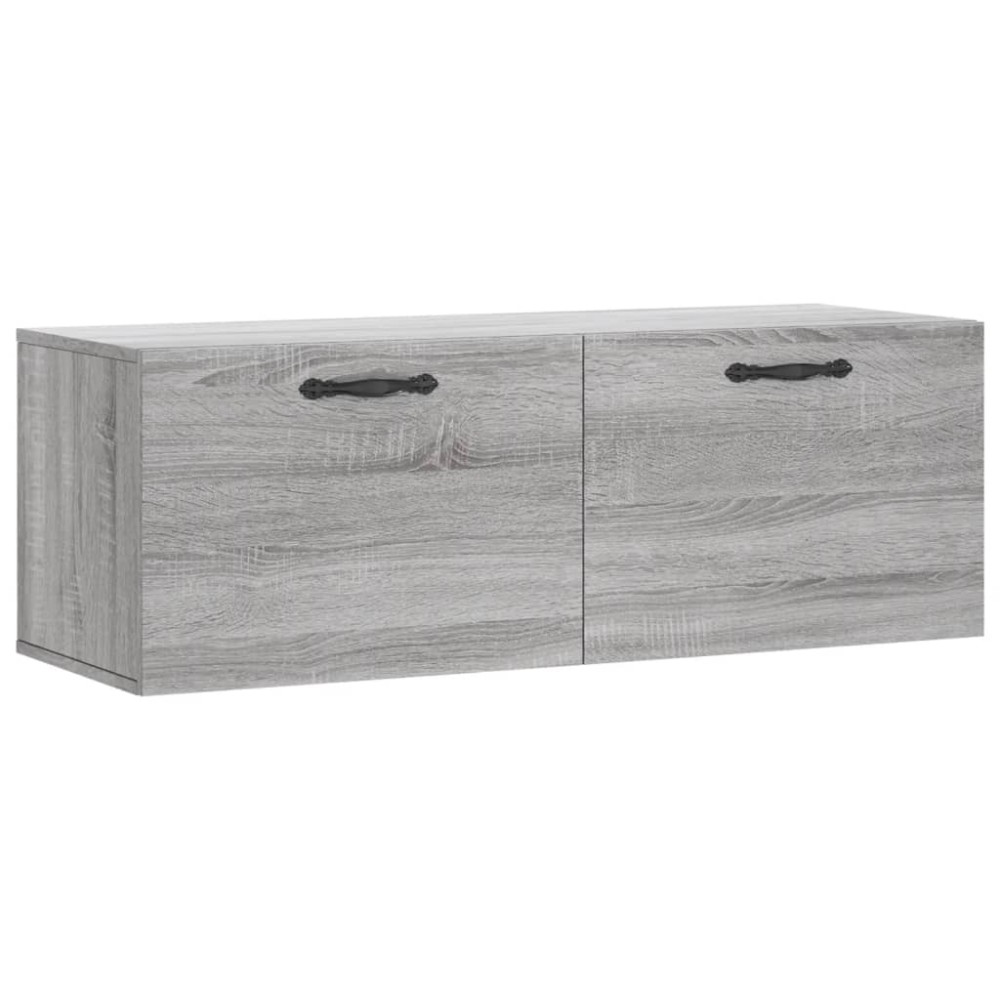 vidaXL Dulap de perete, gri sonoma, 100x36,5x35 cm, lemn prelucrat