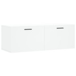vidaXL Dulap de perete, alb, 100x36,5x35 cm, lemn compozit