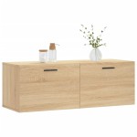 vidaXL Dulap de perete, stejar sonoma, 100x36,5x35 cm, lemn prelucrat vidaXL Dulap de perete, stejar sonoma, 100x36,5x35 cm, lemn prelucrat