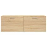 vidaXL Dulap de perete, stejar sonoma, 100x36,5x35 cm, lemn prelucrat vidaXL Dulap de perete, stejar sonoma, 100x36,5x35 cm, lemn prelucrat