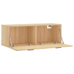vidaXL Dulap de perete, stejar sonoma, 100x36,5x35 cm, lemn prelucrat vidaXL Dulap de perete, stejar sonoma, 100x36,5x35 cm, lemn prelucrat