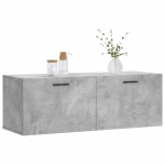 vidaXL Dulap de perete, gri beton, 100x36,5x35 cm, lemn prelucrat