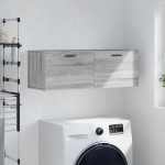 vidaXL Dulap de perete, gri sonoma, 100x36,5x35 cm, lemn prelucrat
