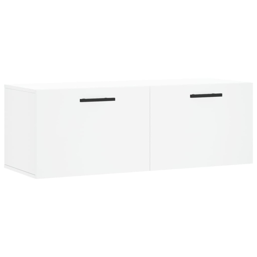 vidaXL Dulap de perete, alb, 100x36,5x35 cm, lemn compozit