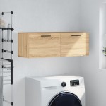 vidaXL Dulap de perete, stejar sonoma, 100x36,5x35 cm, lemn prelucrat vidaXL Dulap de perete, stejar sonoma, 100x36,5x35 cm, lemn prelucrat