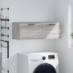 vidaXL Dulap de perete, gri sonoma, 100x36,5x35 cm, lemn prelucrat vidaXL Dulap de perete, gri sonoma, 100x36,5x35 cm, lemn prelucrat