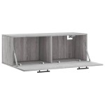 vidaXL Dulap de perete, gri sonoma, 100x36,5x35 cm, lemn prelucrat vidaXL Dulap de perete, gri sonoma, 100x36,5x35 cm, lemn prelucrat