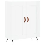 vidaXL Servantă, alb extralucios, 69,5x34x90 cm, lemn compozit vidaXL Servantă, alb extralucios, 69,5x34x90 cm, lemn compozit