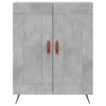 vidaXL Servantă, gri beton, 69,5x34x90 cm, lemn compozit vidaXL Servantă, gri beton, 69,5x34x90 cm, lemn compozit