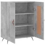 vidaXL Servantă, gri beton, 69,5x34x90 cm, lemn compozit vidaXL Servantă, gri beton, 69,5x34x90 cm, lemn compozit