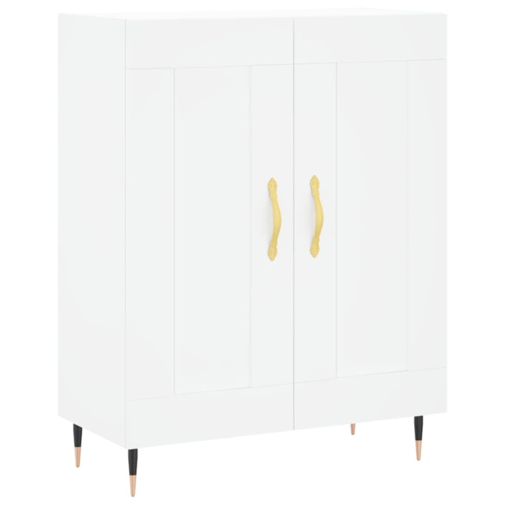 vidaXL Servantă, alb, 69,5x34x90 cm, lemn compozit