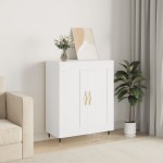 vidaXL Servantă, alb, 69,5x34x90 cm, lemn compozit vidaXL Servantă, alb, 69,5x34x90 cm, lemn compozit