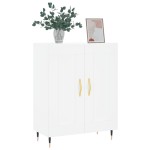 vidaXL Servantă, alb, 69,5x34x90 cm, lemn compozit vidaXL Servantă, alb, 69,5x34x90 cm, lemn compozit