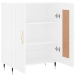 vidaXL Servantă, alb, 69,5x34x90 cm, lemn compozit vidaXL Servantă, alb, 69,5x34x90 cm, lemn compozit