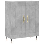 vidaXL Servantă, gri beton, 69,5x34x90 cm, lemn compozit vidaXL Servantă, gri beton, 69,5x34x90 cm, lemn compozit
