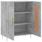 vidaXL Servantă, gri beton, 69,5x34x90 cm, lemn compozit vidaXL Servantă, gri beton, 69,5x34x90 cm, lemn compozit