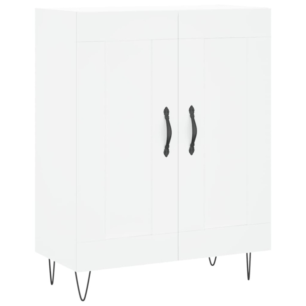 vidaXL Servantă, alb, 69,5x34x90 cm, lemn compozit
