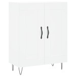 vidaXL Servantă, alb, 69,5x34x90 cm, lemn compozit vidaXL Servantă, alb, 69,5x34x90 cm, lemn compozit