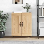 vidaXL Servantă, stejar sonoma, 69,5x34x90 cm, lemn compozit vidaXL Servantă, stejar sonoma, 69,5x34x90 cm, lemn compozit