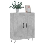 vidaXL Servantă, gri beton, 69,5x34x90 cm, lemn compozit vidaXL Servantă, gri beton, 69,5x34x90 cm, lemn compozit