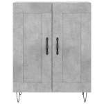 vidaXL Servantă, gri beton, 69,5x34x90 cm, lemn compozit vidaXL Servantă, gri beton, 69,5x34x90 cm, lemn compozit