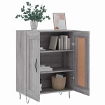 vidaXL Servantă, gri sonoma, 69,5x34x90 cm, lemn compozit