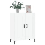 vidaXL Servantă, alb extralucios, 69,5x34x90 cm, lemn compozit vidaXL Servantă, alb extralucios, 69,5x34x90 cm, lemn compozit