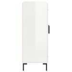 vidaXL Servantă, alb extralucios, 69,5x34x90 cm, lemn compozit vidaXL Servantă, alb extralucios, 69,5x34x90 cm, lemn compozit