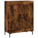 vidaXL Servantă, stejar fumuriu, 69,5x34x90 cm, lemn compozit