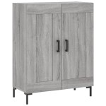 vidaXL Servantă, gri sonoma, 69,5x34x90 cm, lemn compozit vidaXL Servantă, gri sonoma, 69,5x34x90 cm, lemn compozit