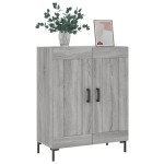 vidaXL Servantă, gri sonoma, 69,5x34x90 cm, lemn compozit vidaXL Servantă, gri sonoma, 69,5x34x90 cm, lemn compozit