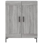 vidaXL Servantă, gri sonoma, 69,5x34x90 cm, lemn compozit vidaXL Servantă, gri sonoma, 69,5x34x90 cm, lemn compozit
