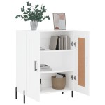 vidaXL Servantă, alb, 69,5x34x90 cm, lemn compozit